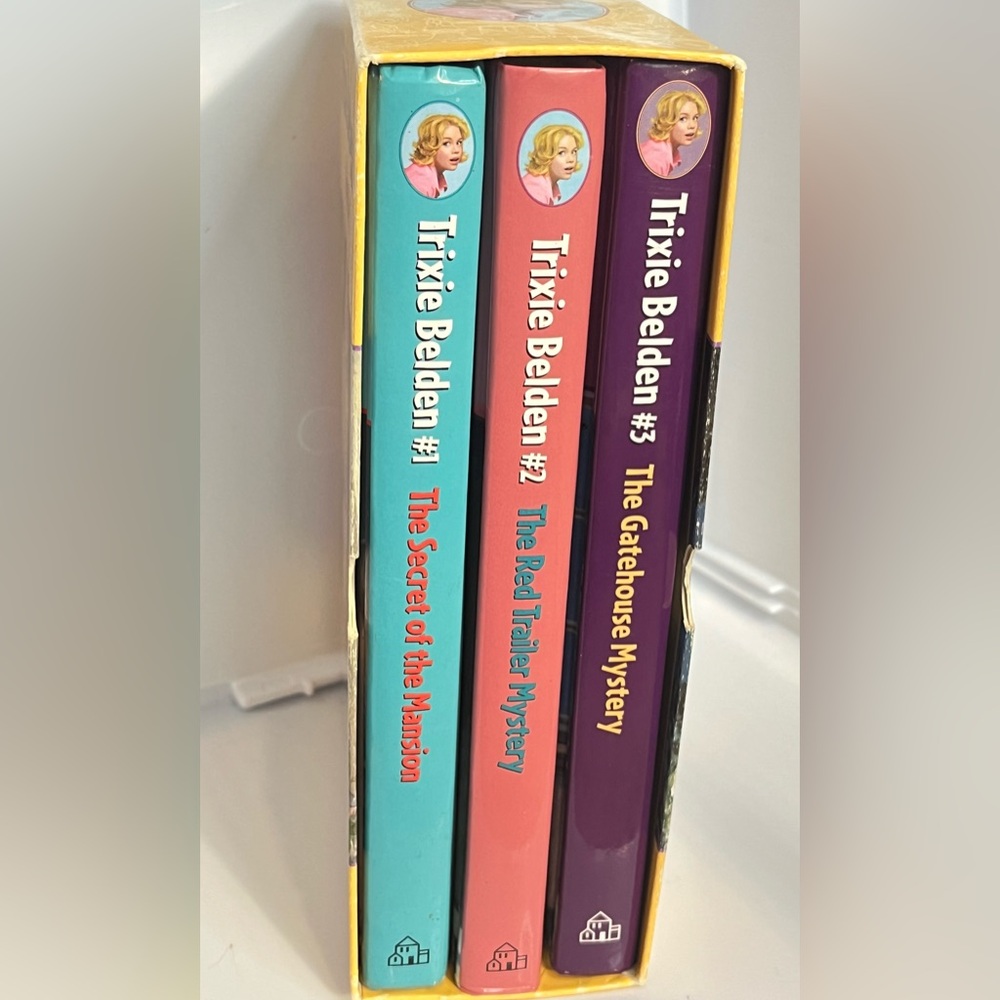 TRIXIE BELDEN Hardcover Boxed Set 1-3 Julie Campbell 2003 Mystery Book Lot - Picture 2 of 9